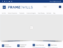 Tablet Screenshot of framelegal.com